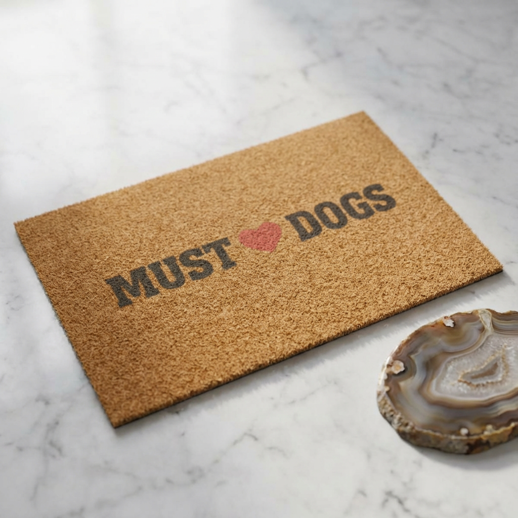 Doormat — "Must Love Dogs" Outdoor Welcome Mat for Dog Lovers