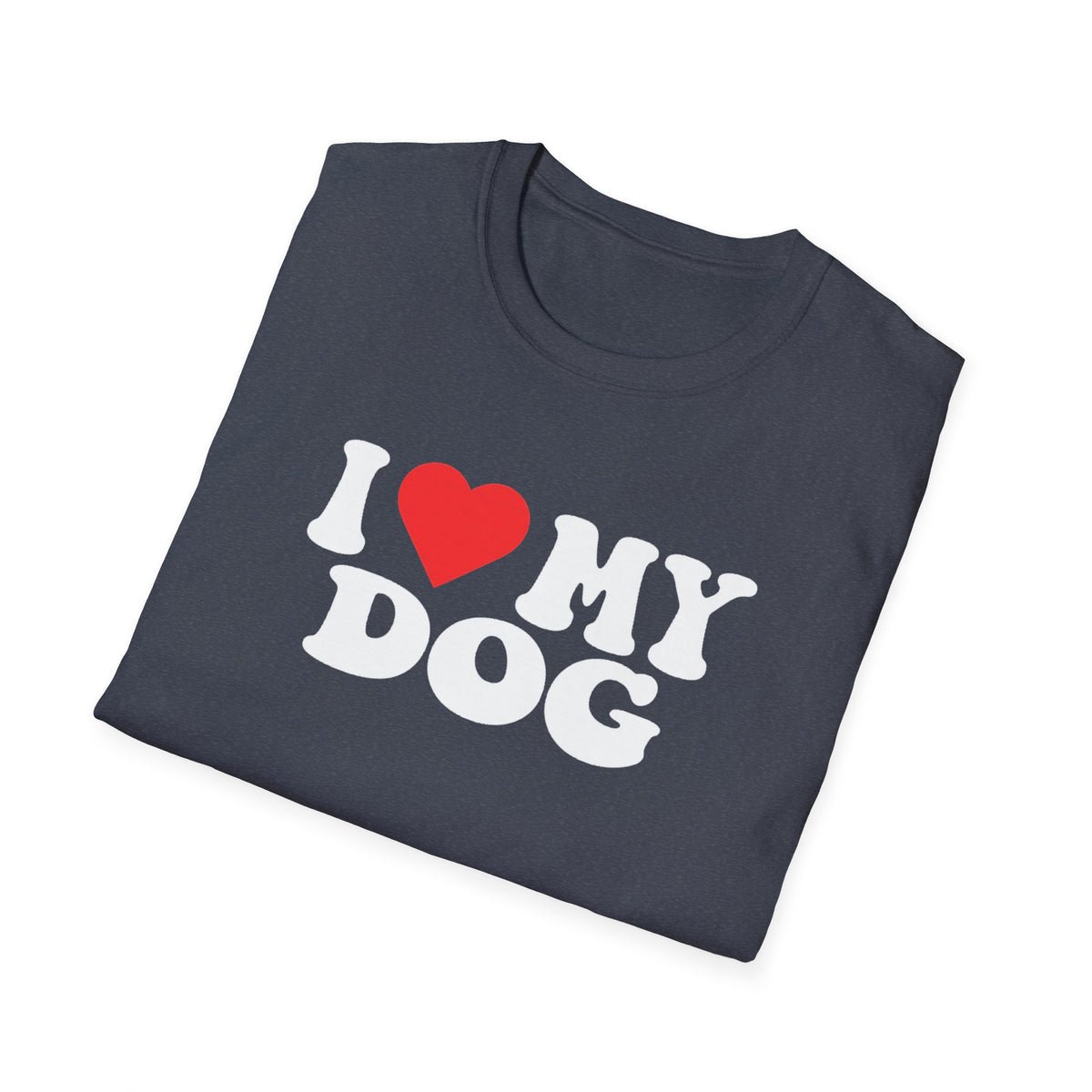 I My Dog T-Shirt — Cute Retro Love Dog Tee for Pet Owners