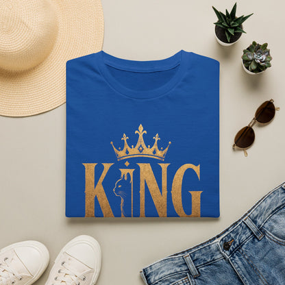 King Crown Graphic T-Shirt — Gold Royalty Tee