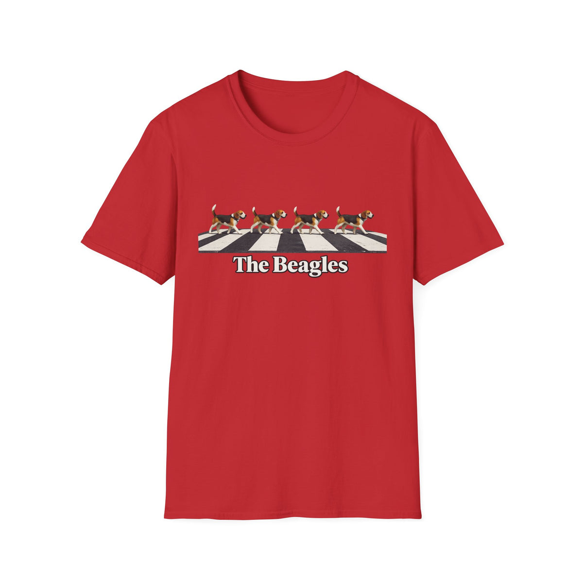 Beagles Crossing T-Shirt — "The Beagles" Abbey Road Style Dog Tee