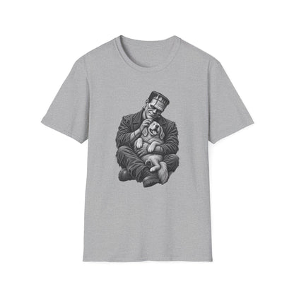 Frankenstein & Puppy Graphic T-Shirt