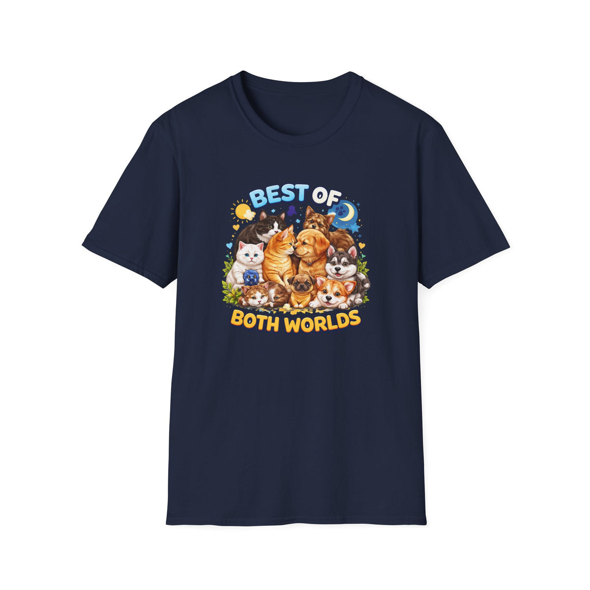 Best of Both Worlds Cats & Dogs T-Shirt