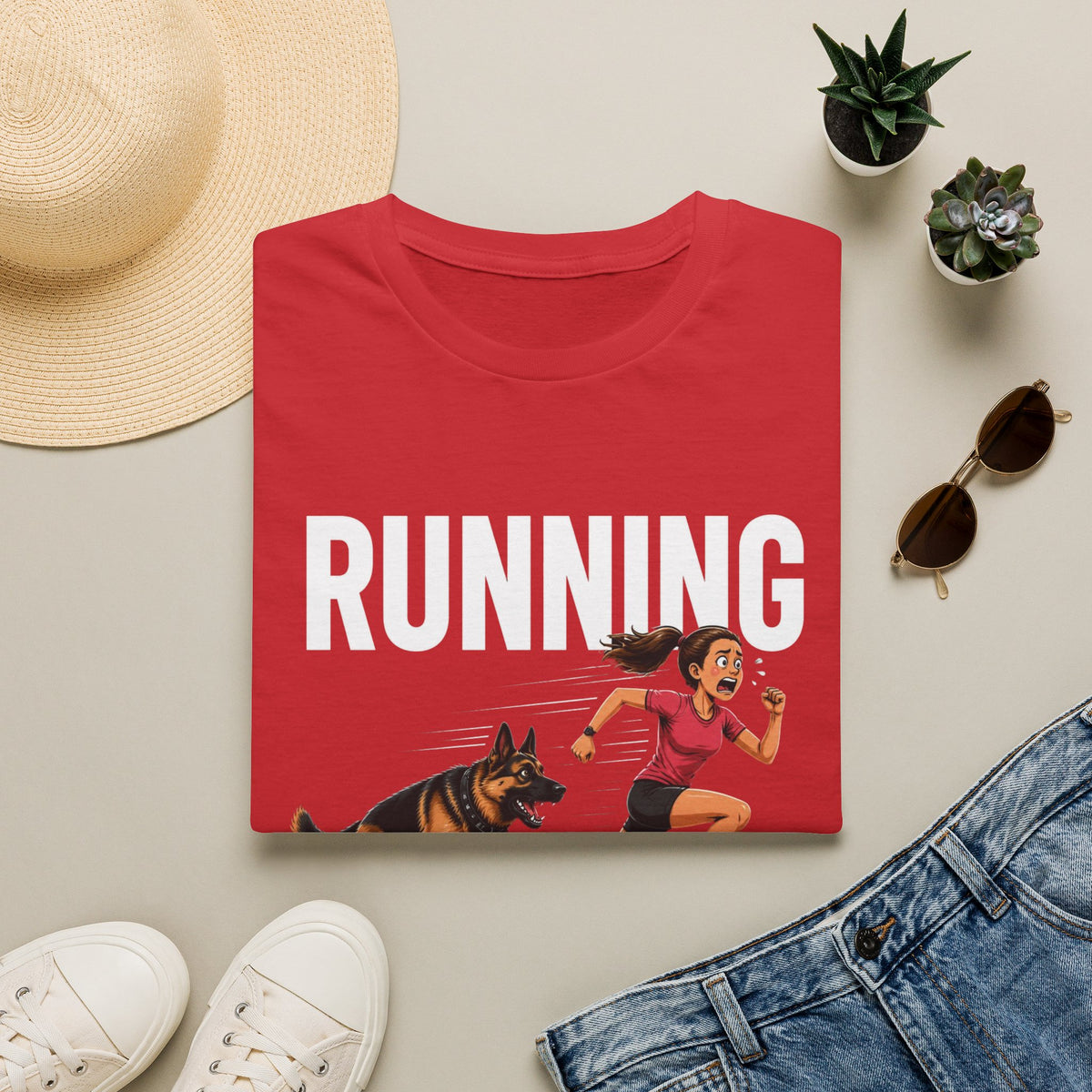 Running T-Shirt — "Sometimes We All Need a Little Motivation" Graphic Tee