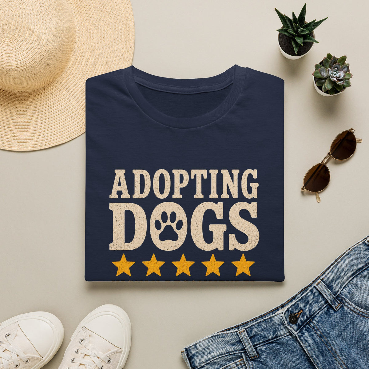 Adopting Dogs Highly Recommended' Rescue Pet Lover Tee