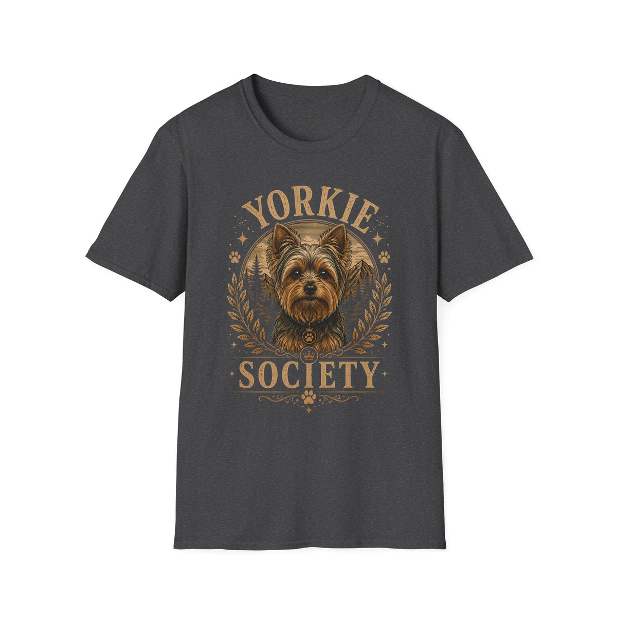 Yorkie Society T-Shirt — Vintage Yorkie Dog Lover Tee