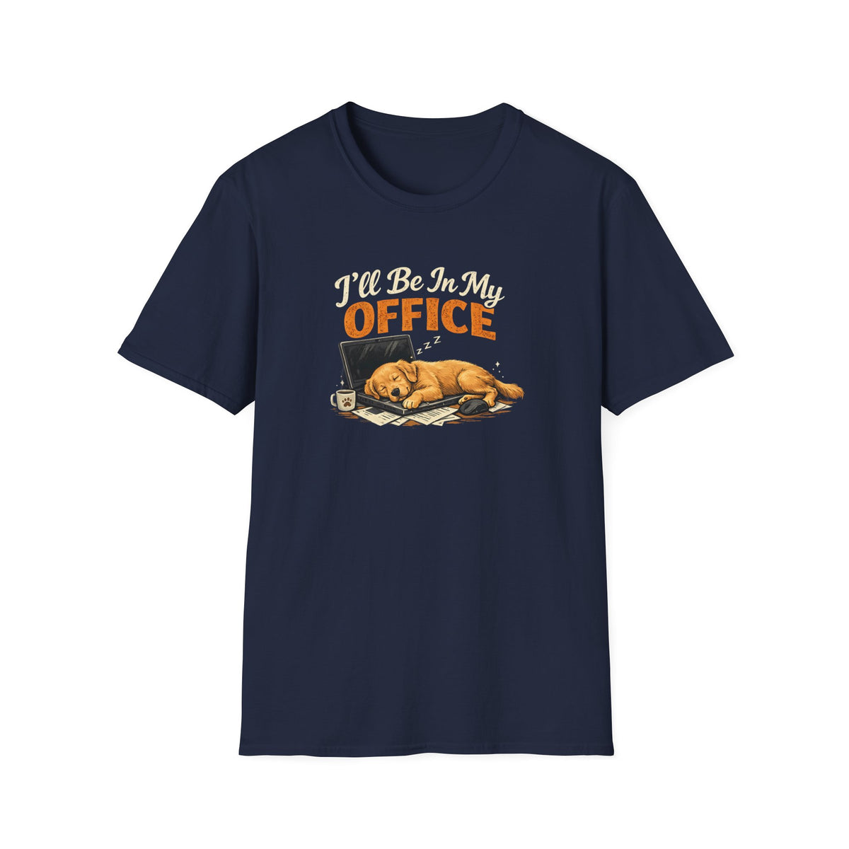 Dog Nap Office T-Shirt – Funny Sleeping Puppy Work Humor Tee