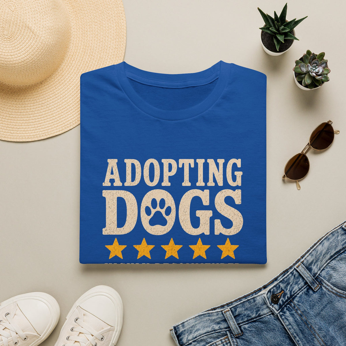 Adopting Dogs Highly Recommended' Rescue Pet Lover Tee