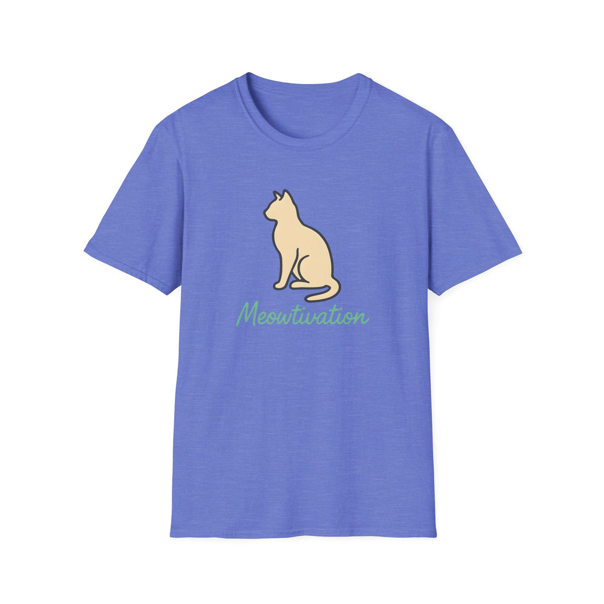 Meowtivation Cat Illustration T-Shirt