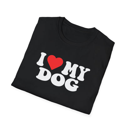 I  My Dog T-Shirt — Cute Retro Love Dog Tee for Pet Owners