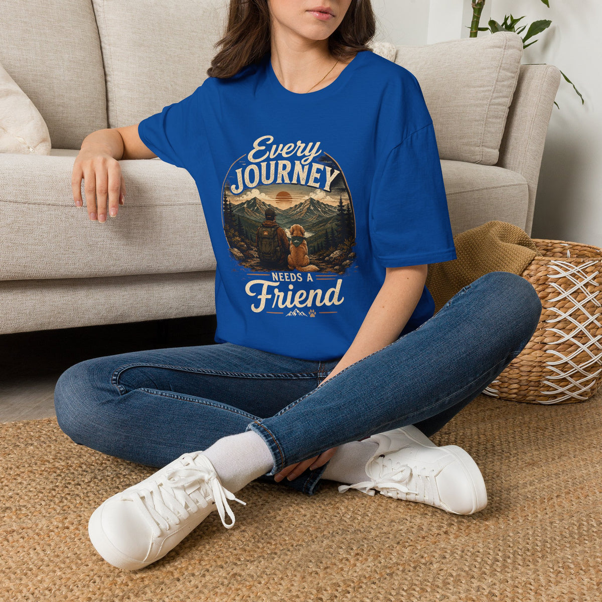 Every Journey T-Shirt — "Every Journey Needs a Friend" Adventure Graphic Tee