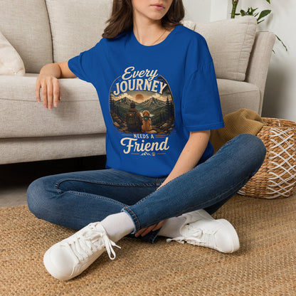 Every Journey T-Shirt — "Every Journey Needs a Friend" Adventure Graphic Tee