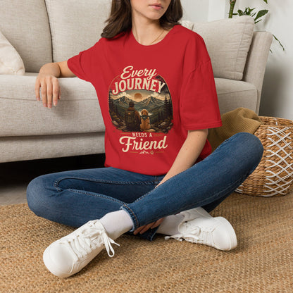 Every Journey T-Shirt — "Every Journey Needs a Friend" Adventure Graphic Tee