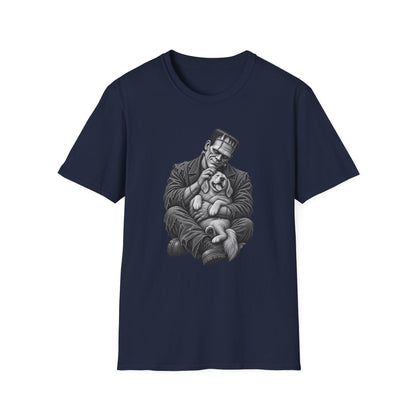 Frankenstein & Puppy Graphic T-Shirt