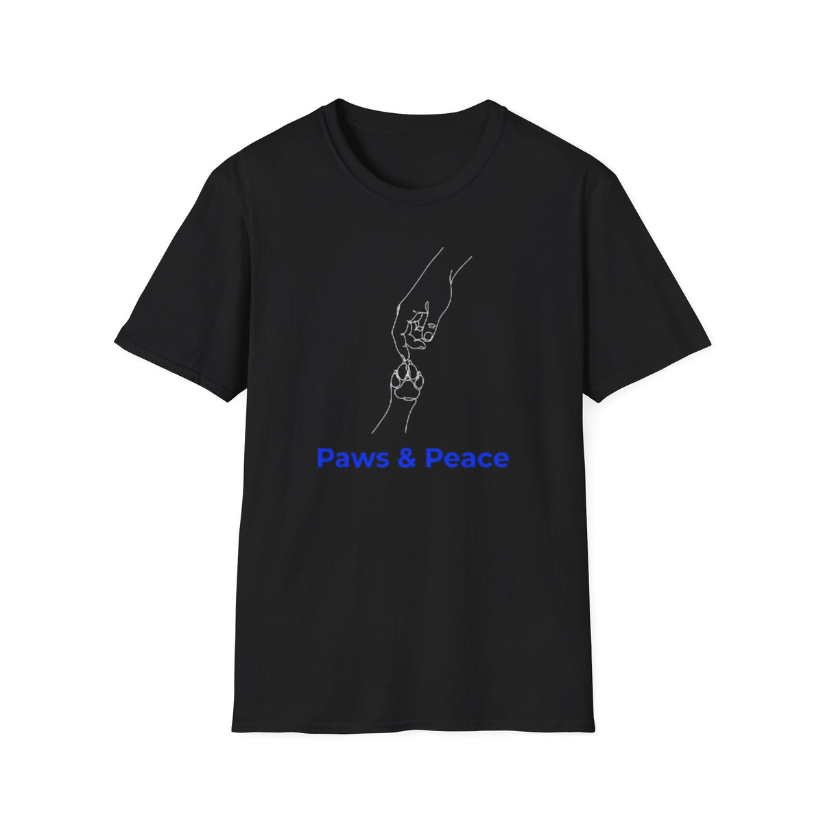 Paws & Peace Cat Paw Print T-Shirt