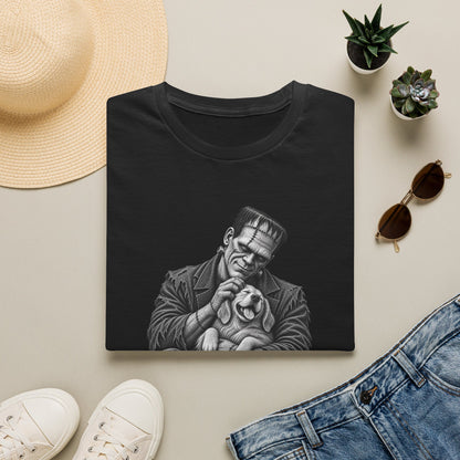 Frankenstein & Puppy Graphic T-Shirt