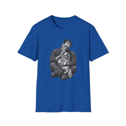 Frankenstein & Puppy Graphic T-Shirt