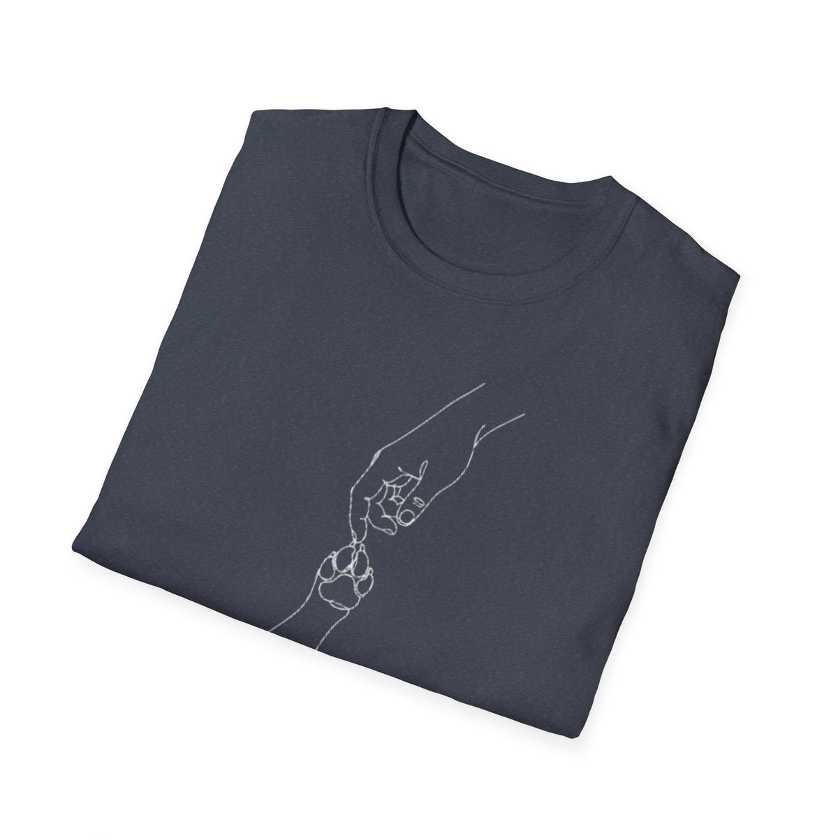 Paws & Peace Cat Paw Print T-Shirt