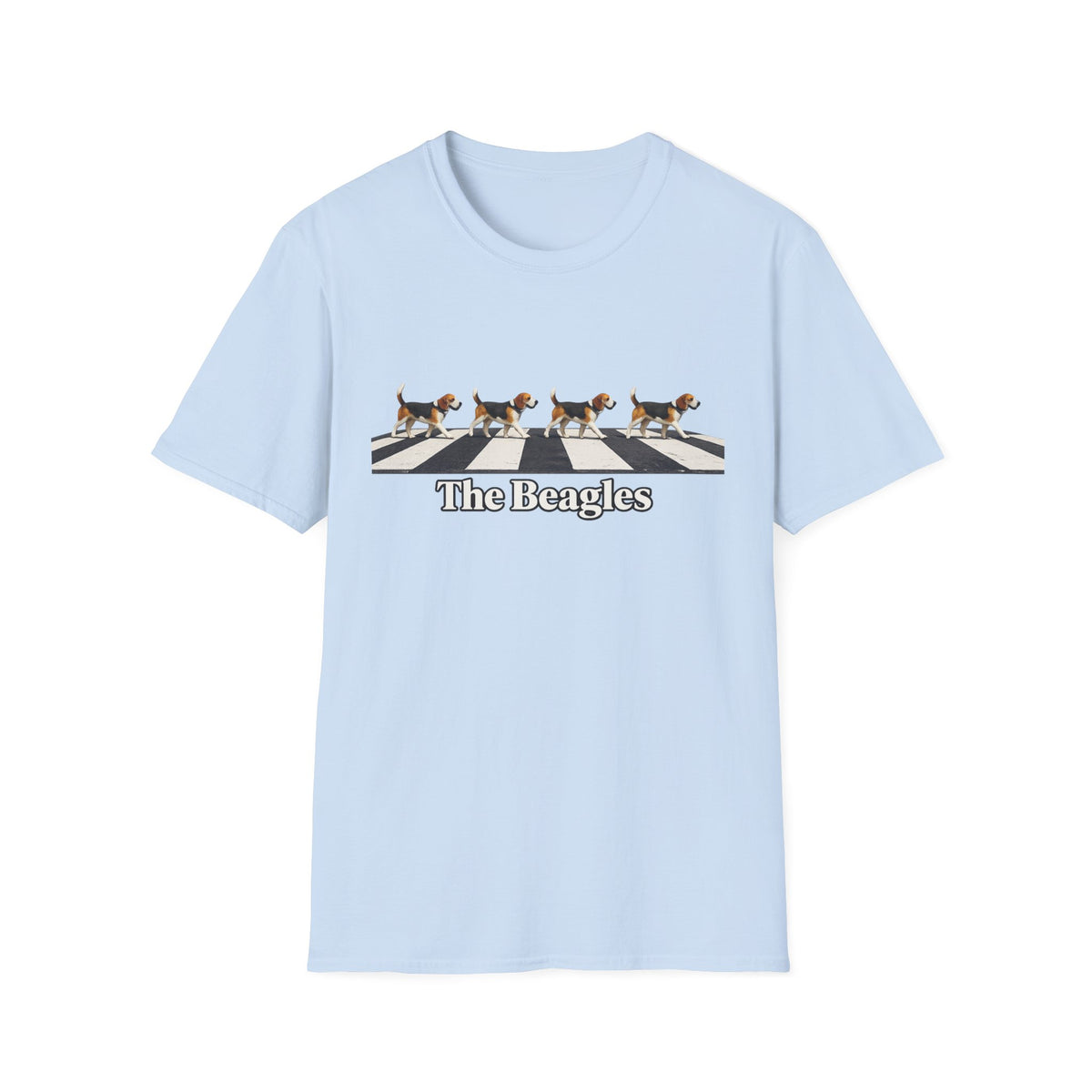 Beagles Crossing T-Shirt — "The Beagles" Abbey Road Style Dog Tee