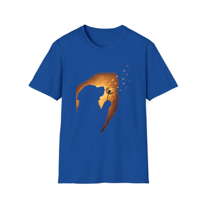 Dog & Dandelion Silhouette T-Shirt
