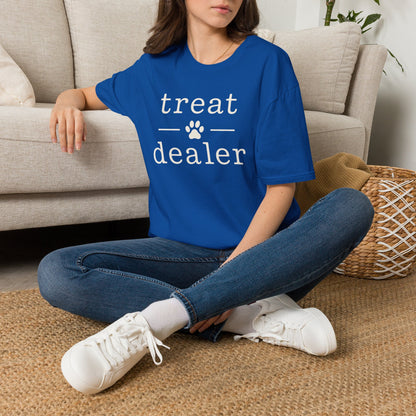 Treat Dealer T-Shirt — Funny Paw Print Shirt for Dog Lovers