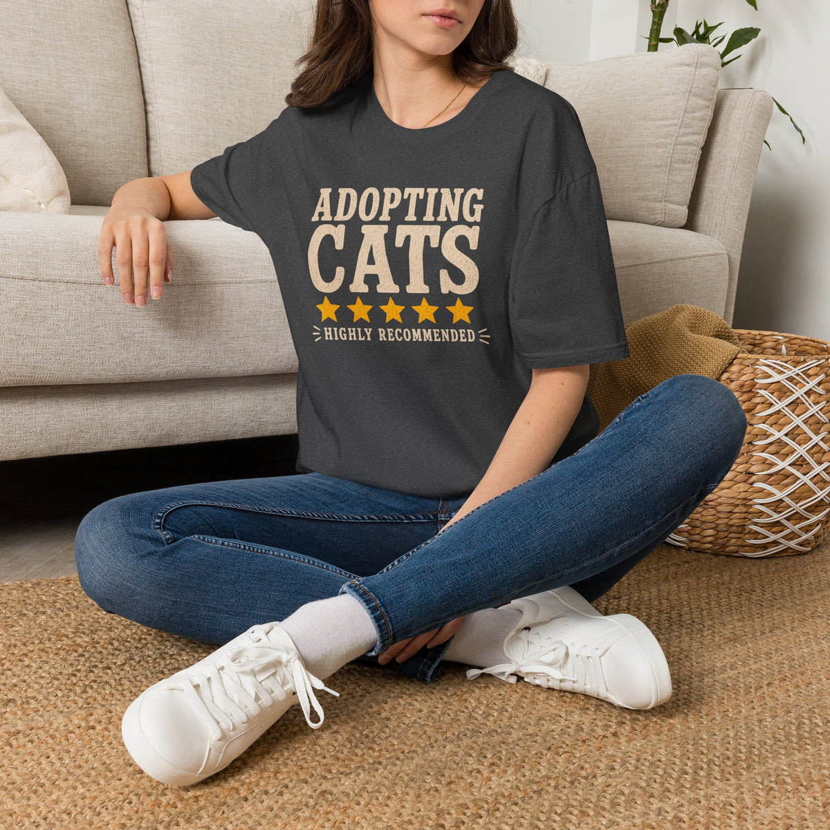 Adopting Cats T-Shirt — Cat Adoption Support Tee