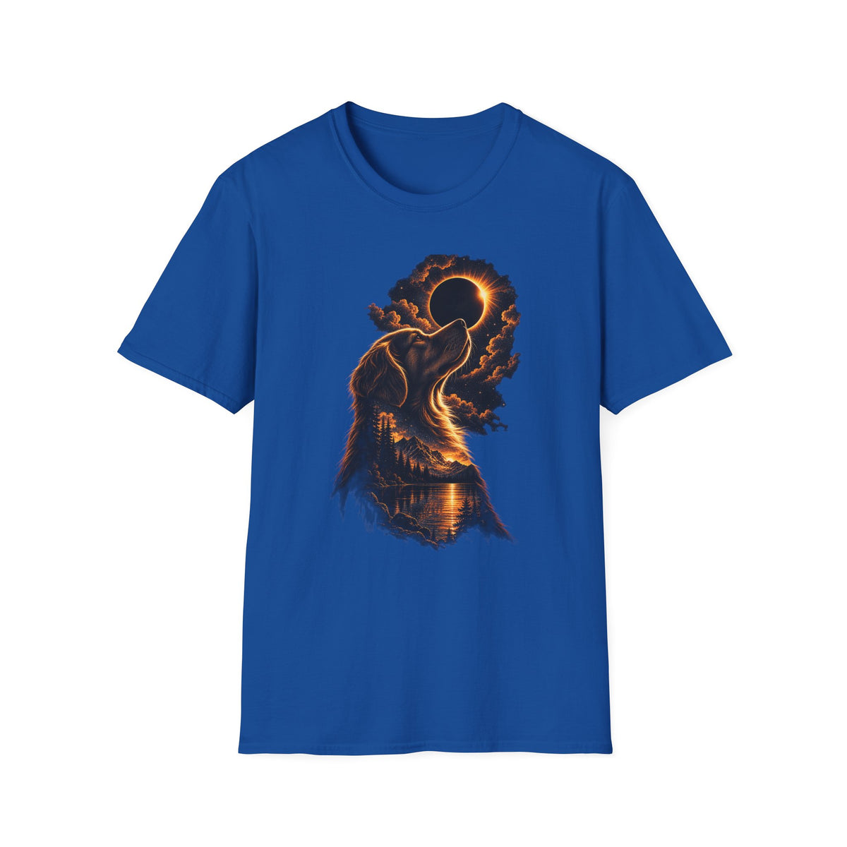 Dog Eclipse T-Shirt — Celestial Howl Graphic Tee