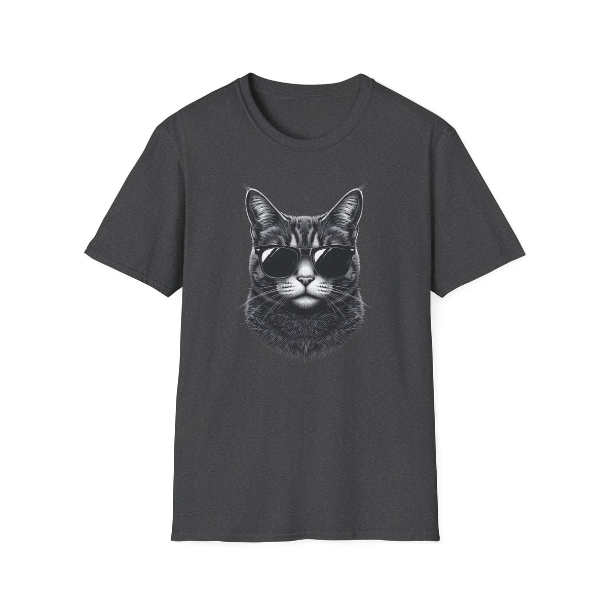Cat With Sunglasses T-Shirt — Cool Retro Cat Graphic Tee