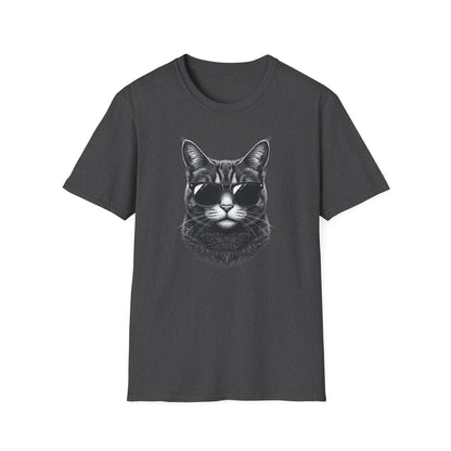 Cat With Sunglasses T-Shirt — Cool Retro Cat Graphic Tee