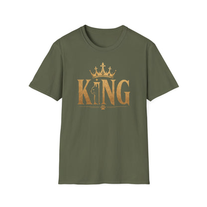 King Crown Graphic T-Shirt — Gold Royalty Tee
