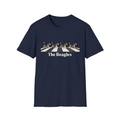 Beagles Crossing T-Shirt — "The Beagles" Abbey Road Style Dog Tee
