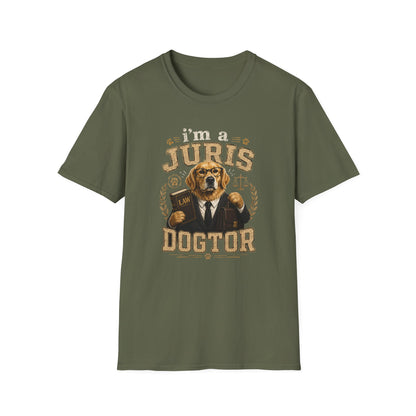 I'm a Juris Dogtor T-Shirt — Funny Lawyer Dog Graphic Tee for Law Students & Attorneys