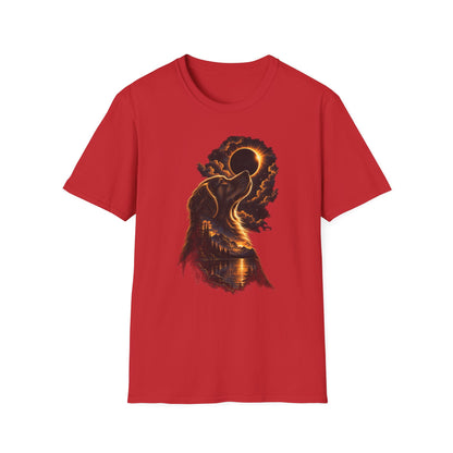 Dog Eclipse T-Shirt — Celestial Howl Graphic Tee