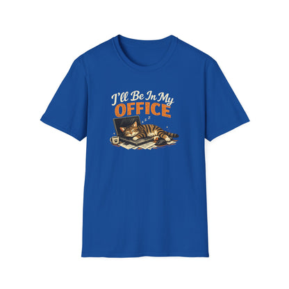 T-Shirt — I'll Be In My Office (Sleeping Cat) Cute Cat Lover Tee