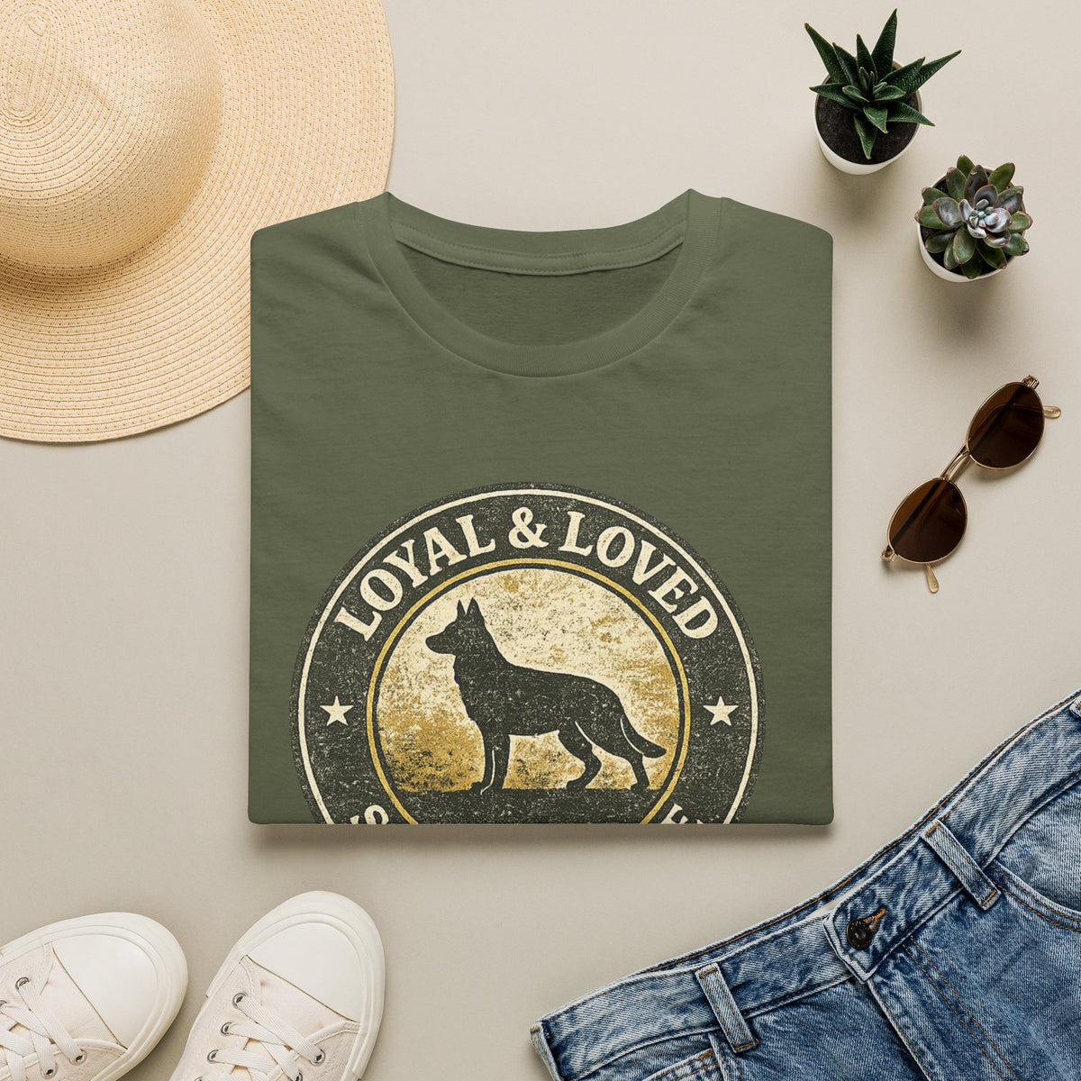 Loyal & Loved German Shepherd T-Shirt