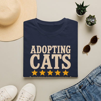 Adopting Cats T-Shirt — Cat Adoption Support Tee