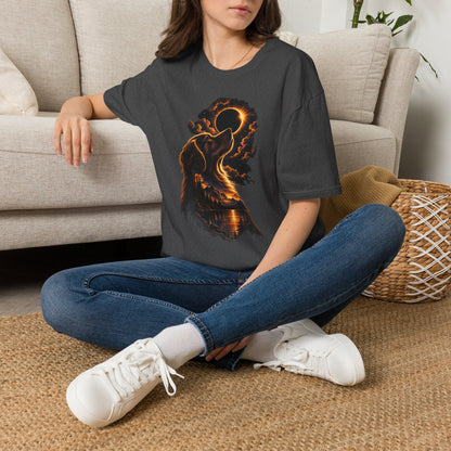 Dog Eclipse T-Shirt — Celestial Howl Graphic Tee