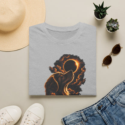 Dog Eclipse T-Shirt — Celestial Howl Graphic Tee