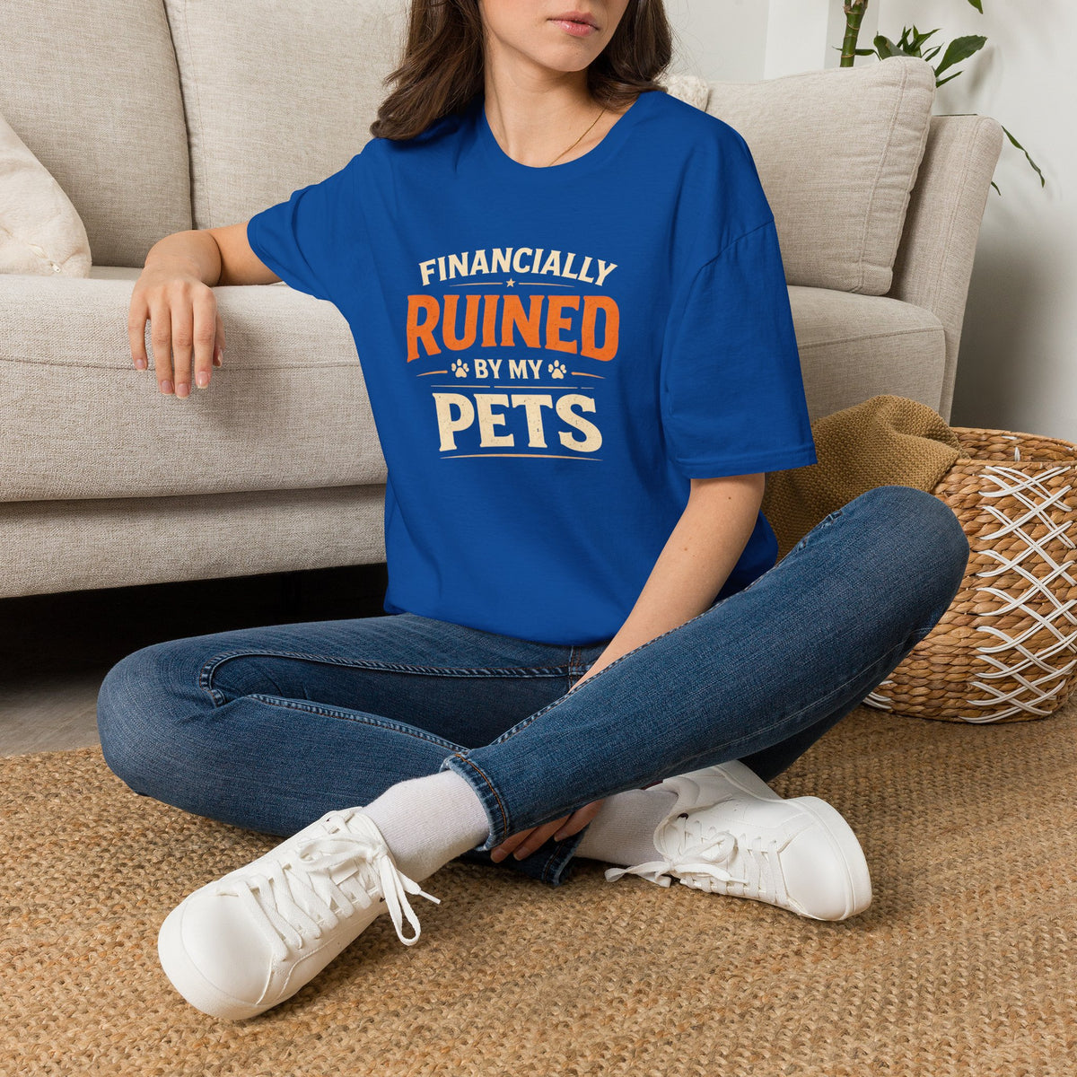 Funny "Financially Ruined by My Pets" T-Shirt