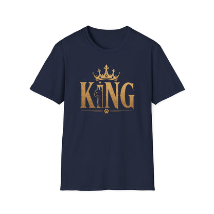 King Crown Graphic T-Shirt — Gold Royalty Tee