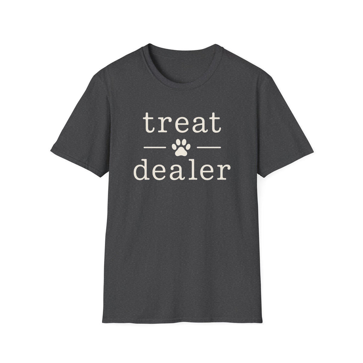 Treat Dealer T-Shirt — Funny Paw Print Shirt for Dog Lovers