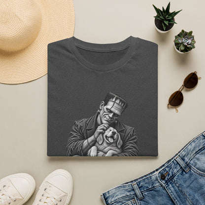 Frankenstein & Puppy Graphic T-Shirt