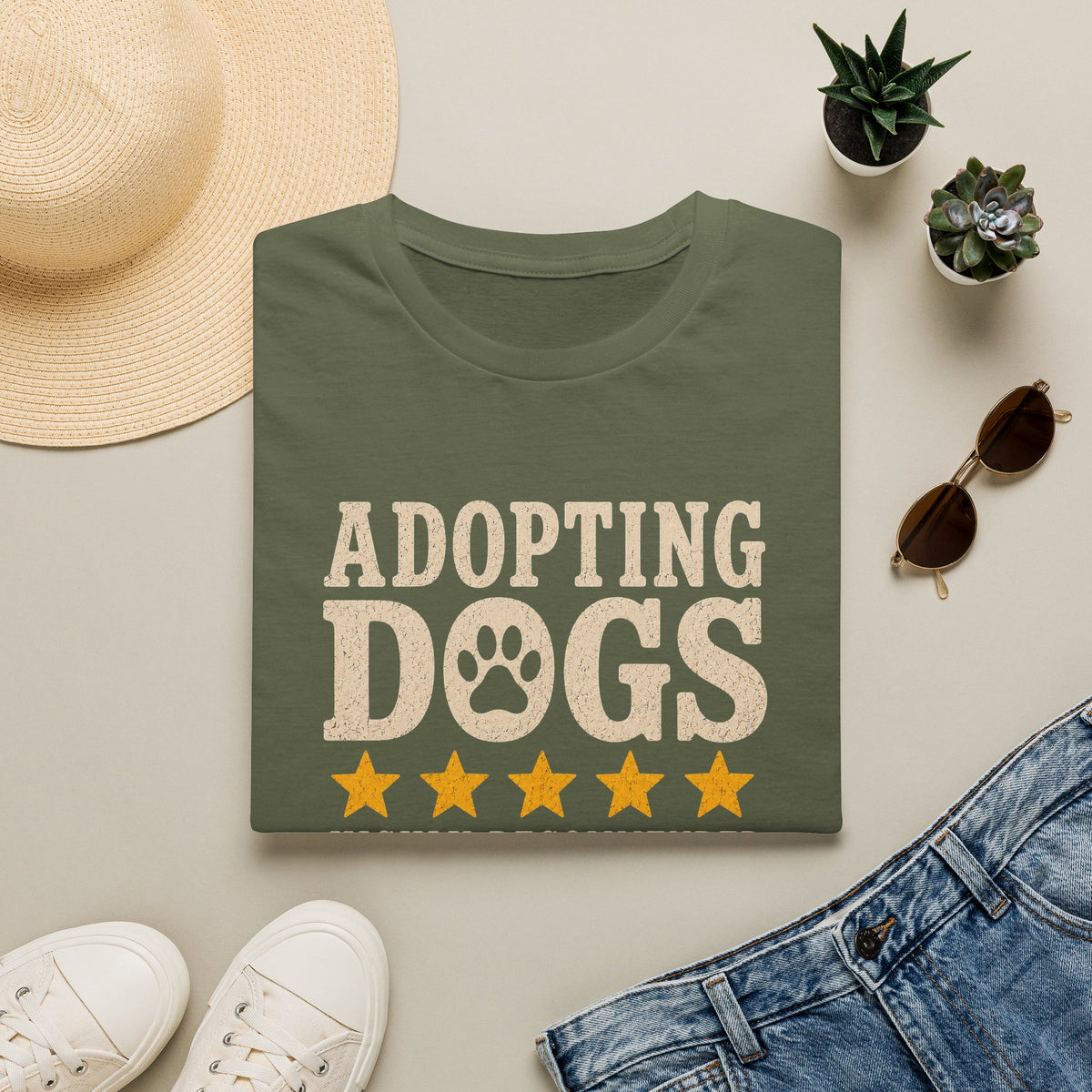 Adopting Dogs Highly Recommended' Rescue Pet Lover Tee