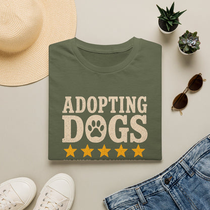 Adopting Dogs Highly Recommended' Rescue Pet Lover Tee