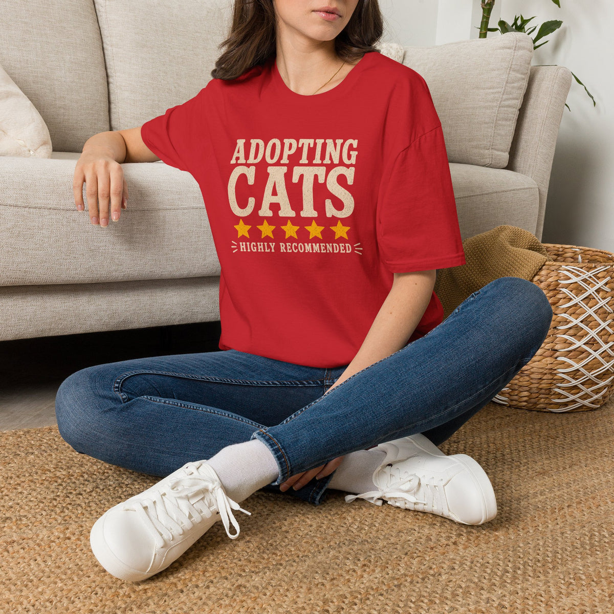Adopting Cats T-Shirt — Cat Adoption Support Tee