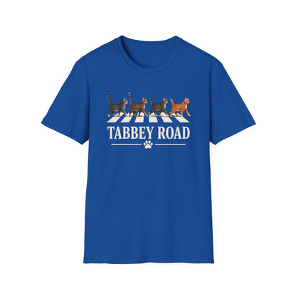 Tabbey Road T-Shirt — Cats Crossing Beatles Parody Tee
