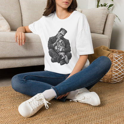 Frankenstein & Puppy Graphic T-Shirt