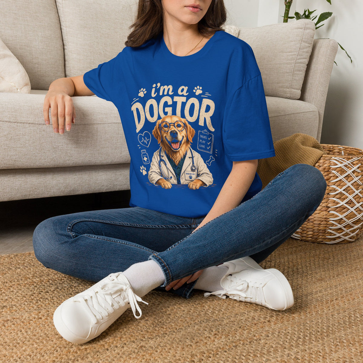 I’m a Dogtor T‑Shirt — Cute Veterinarian Dog Graphic Tee for Dog Lovers