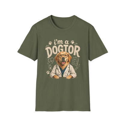 I’m a Dogtor T‑Shirt — Cute Veterinarian Dog Graphic Tee for Dog Lovers