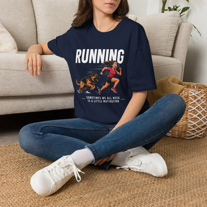 Running T-Shirt — "Sometimes We All Need a Little Motivation" Graphic Tee