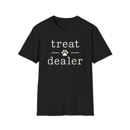 Treat Dealer T-Shirt — Funny Paw Print Shirt for Dog Lovers